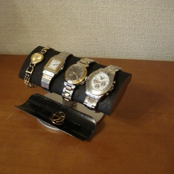 腕時計スタンド　ラッピング　名入れ　ブラックでかい楕円パイプ男性用腕時計スタンド　ak-design　20130320 7枚目の画像