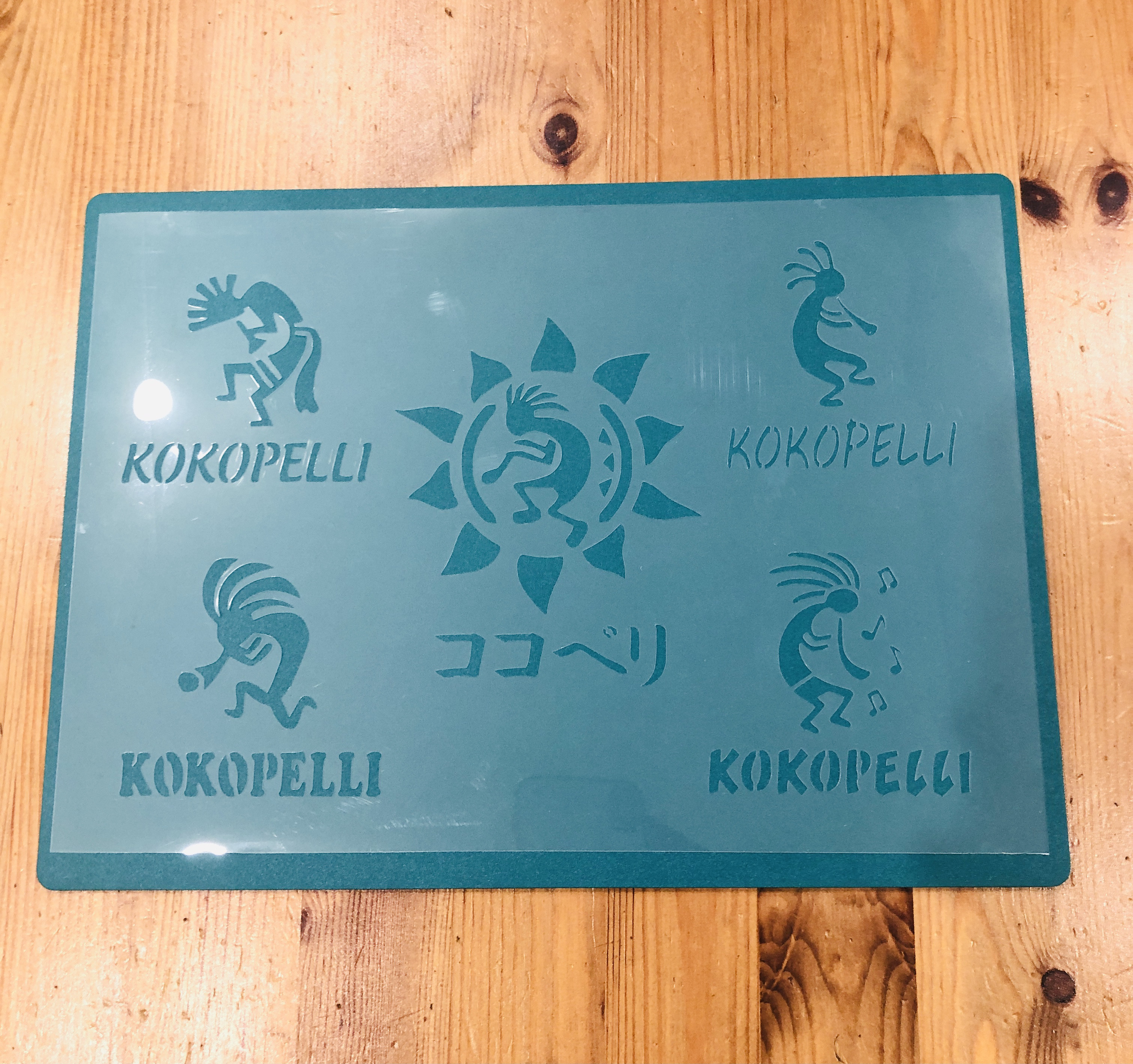ココペリさん専用ページ No.211 送料込 ステンシルシート ココペリ第6弾 KOKOPELLI 型紙