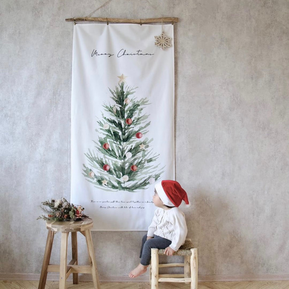 T010 【 Christmas Tree Tapestry Type-A Big 】クリスマス