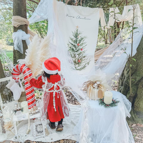 T010 【 Christmas Tree Tapestry Type-A Big 】クリスマス