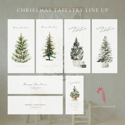 T011 【 Christmas Tree Tapestry Type-B Big 】 クリスマスタペストリー 飾り付け 13枚目の画像
