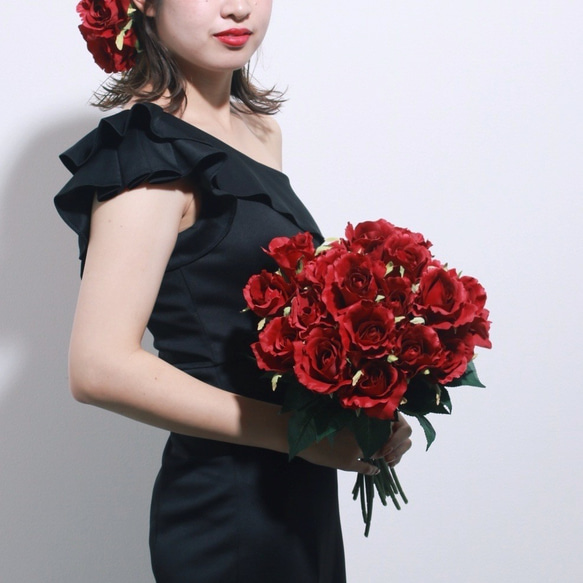 赤いバラブーケ　（薔薇の花束） 5枚目の画像