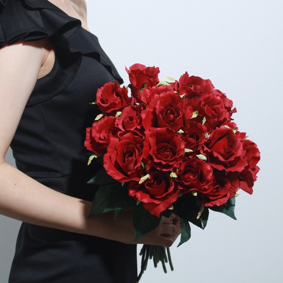赤いバラブーケ　（薔薇の花束） 4枚目の画像