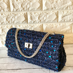 ハンドメイド ミロス miros ツィード ハンドバッグ ハンドバッグ