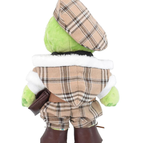 オル・メル 服 着せ替え コスチューム ケープ付ミルクティーチェック