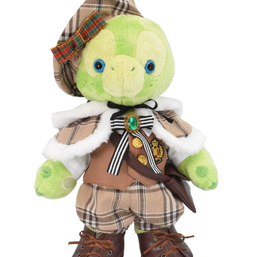 オル・メル 服 着せ替え コスチューム ケープ付ミルクティーチェック