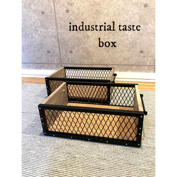 フリーBOX - インダストリアルテイスト / ボックス / 箱 : アイアン家具 3枚目の画像