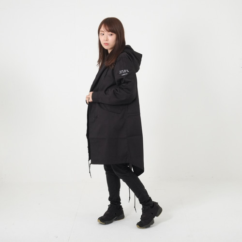 モッズコート RMC胸刺繍 ブラック、カーキ/ユニセックス コート