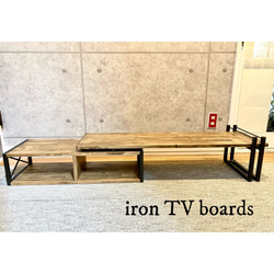 テレビボード - iron & wood / ローボード / テレビ台 : アイアン家具 3枚目の画像