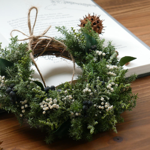 フレンチリース　かすみ草 1405-01.jpg