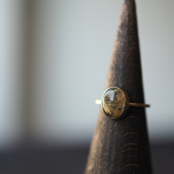 rutile quartz brass ring (shuurei) 1枚目の画像