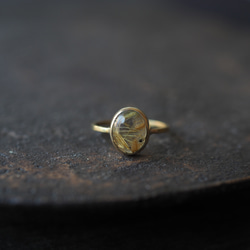 rutile quartz brass ring (shuurei) 9枚目の画像