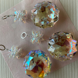 廃番最高級パーツ使用ドロップ型三日月サンキャッチャー サン