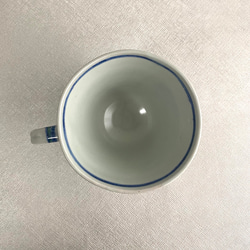 青海波溝模様のコーヒーカップ『ラッピング無料』 4枚目の画像