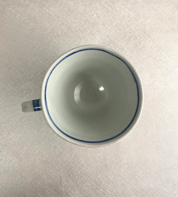 青海波溝模様のコーヒーカップ『ラッピング無料』 4枚目の画像