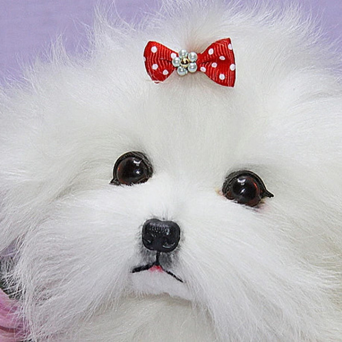 マルチーズ・ぬいぐるみ。現品お届けです 日本生まれの上品質を