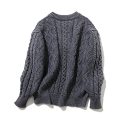 ★12 月中旬發貨★ 羊毛 100% Low Gauge Knit 炭灰色 221101-1 第9張的照片