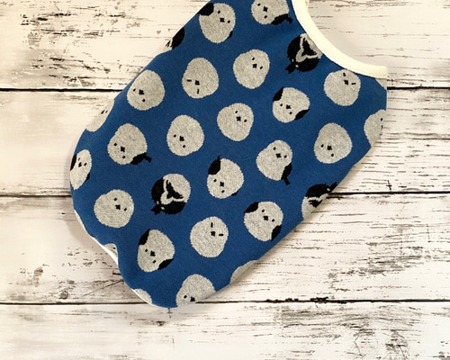 ハンドメイド 犬服 ボア生地 タンクトップ シマエナガ 冬用 ハンドメイド 犬服 ボア生地 タンクトップ シマエナガ 冬用 2025秋冬