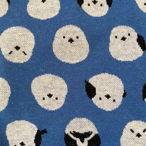 ハンドメイド 犬服 ボア生地 タンクトップ シマエナガ 冬用