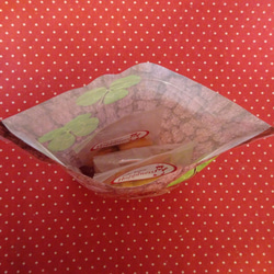 エゾリス柄ジッパーバッグにリスの形のクッキー３袋♪ 5枚目の画像
