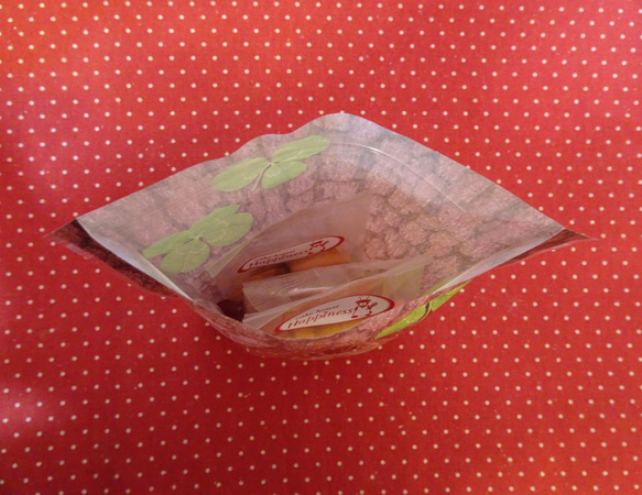 エゾリス柄ジッパーバッグにリスの形のクッキー３袋♪ 5枚目の画像
