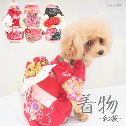 着物 和服 和柄 和装 きもの ドックウェア 犬服 犬の服 猫服 猫