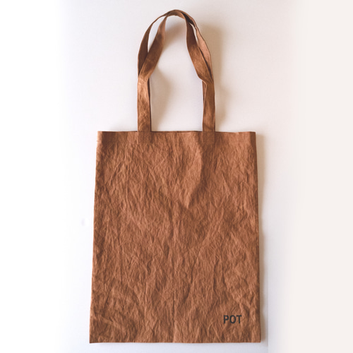 柿渋染めトートバック トートバッグ POT Dye&Design 通販 柿渋染めトートバック トートバッグ POT Dye&Design 通販