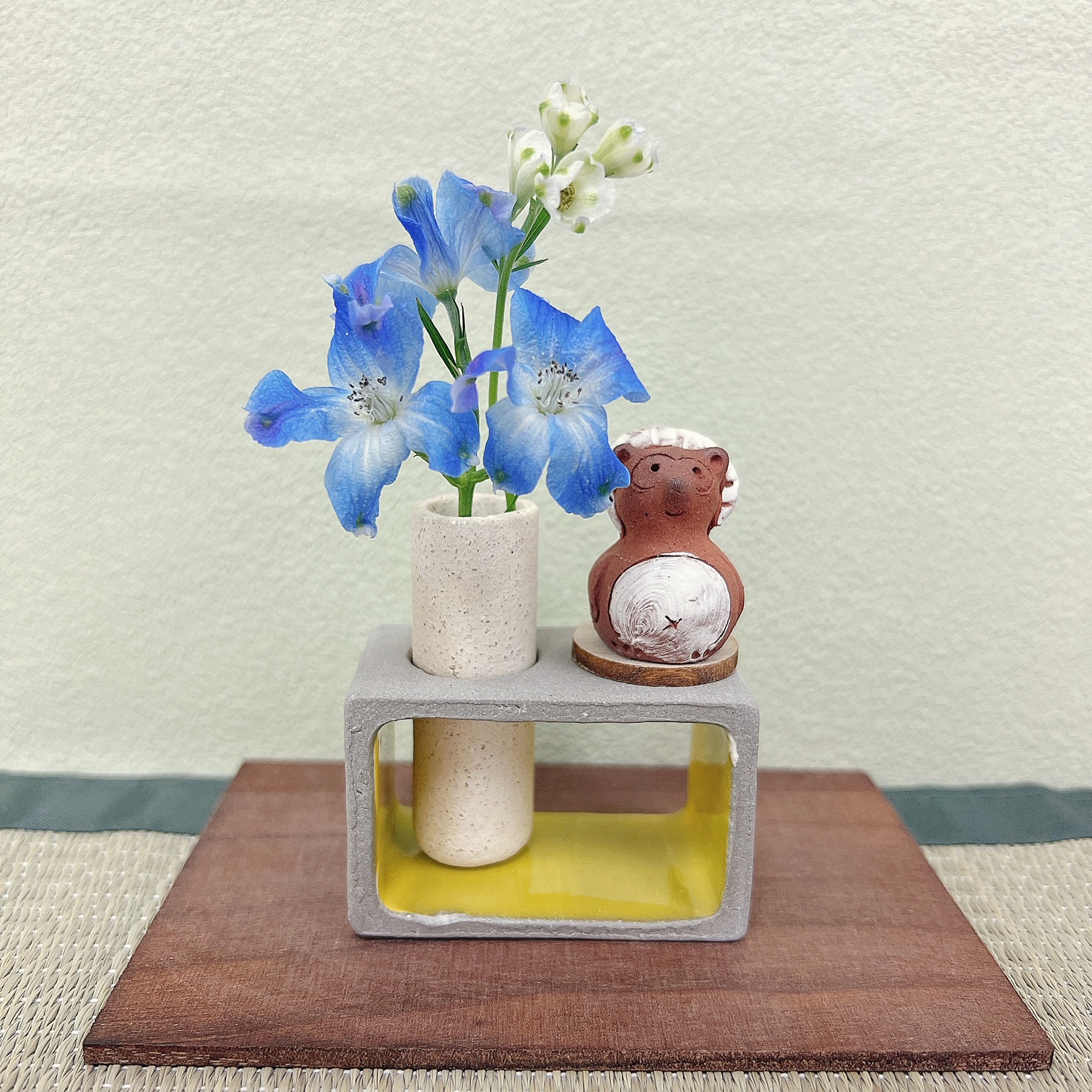 最終価格！！信楽焼、花瓶、宝瓶、置物