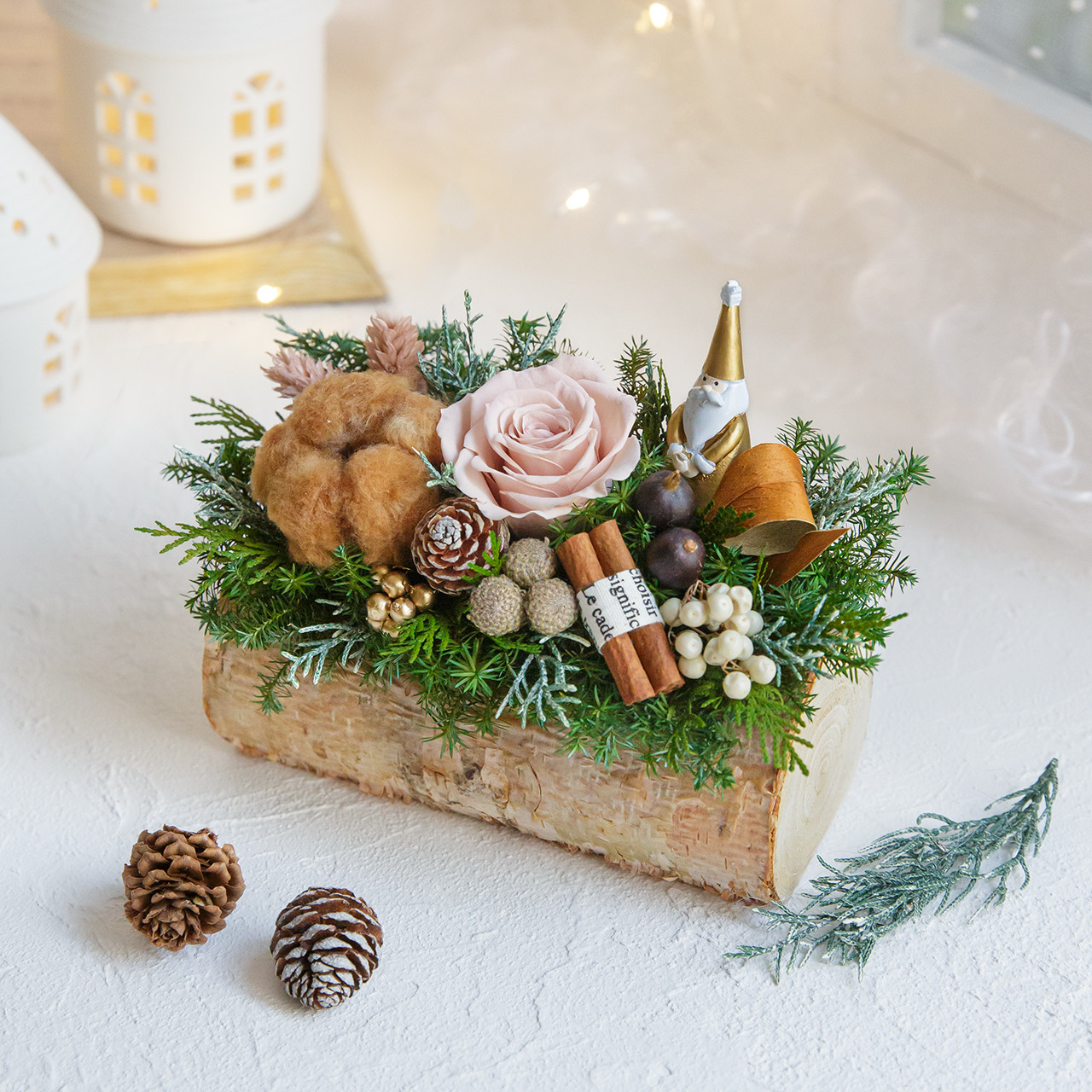 【再販】森のクリスマス / プリザーブドフラワーアレンジ