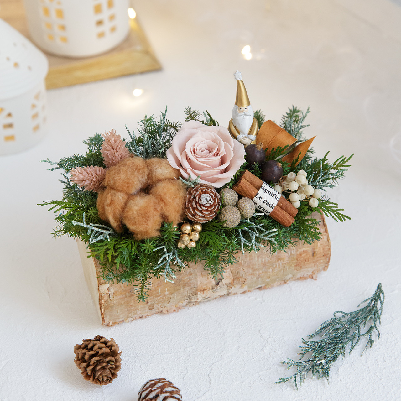 【再販】森のクリスマス / プリザーブドフラワーアレンジ