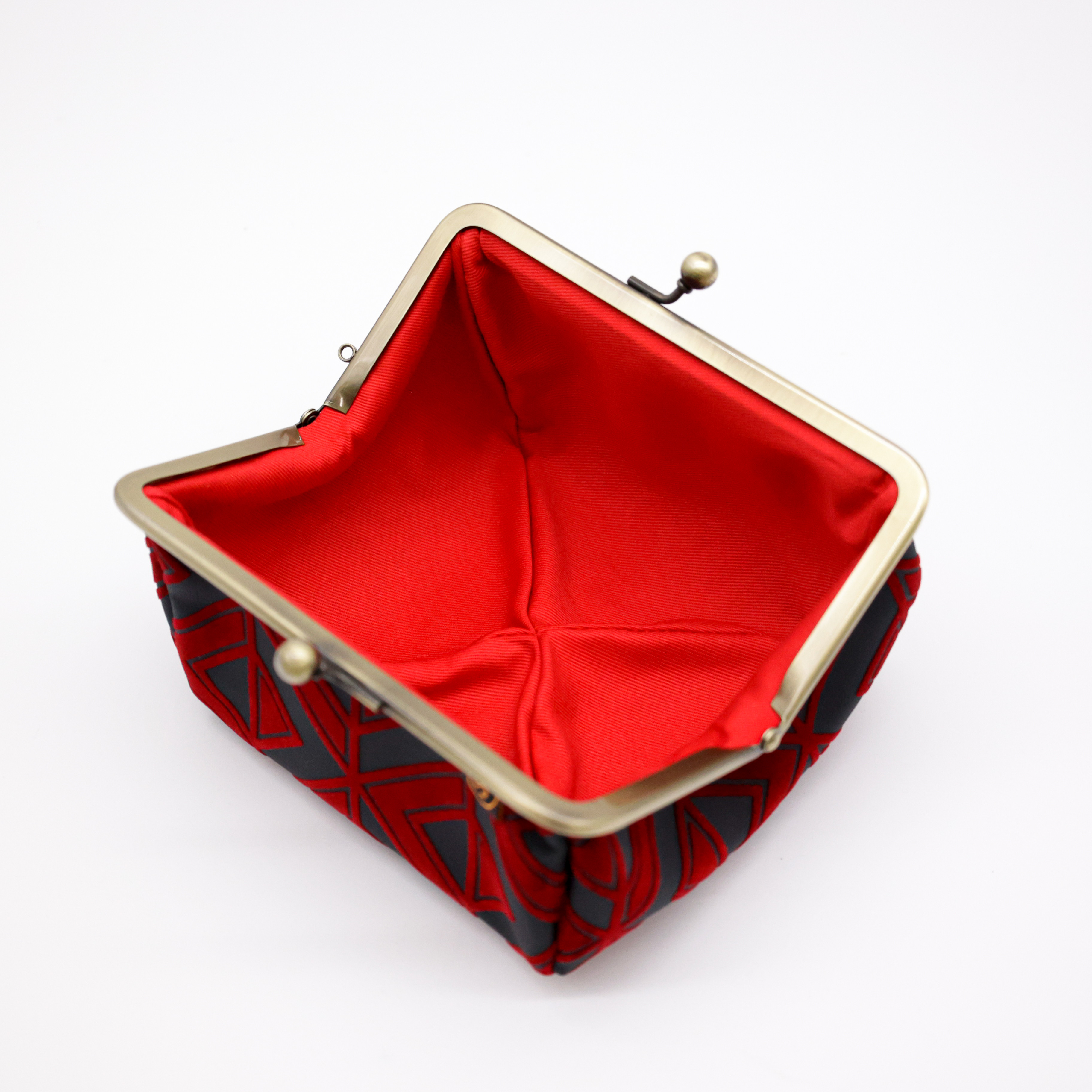 ★Sobagni(ソバニ)★ときめきエシカルがま口ポーチ★モロッコベージュ 115103