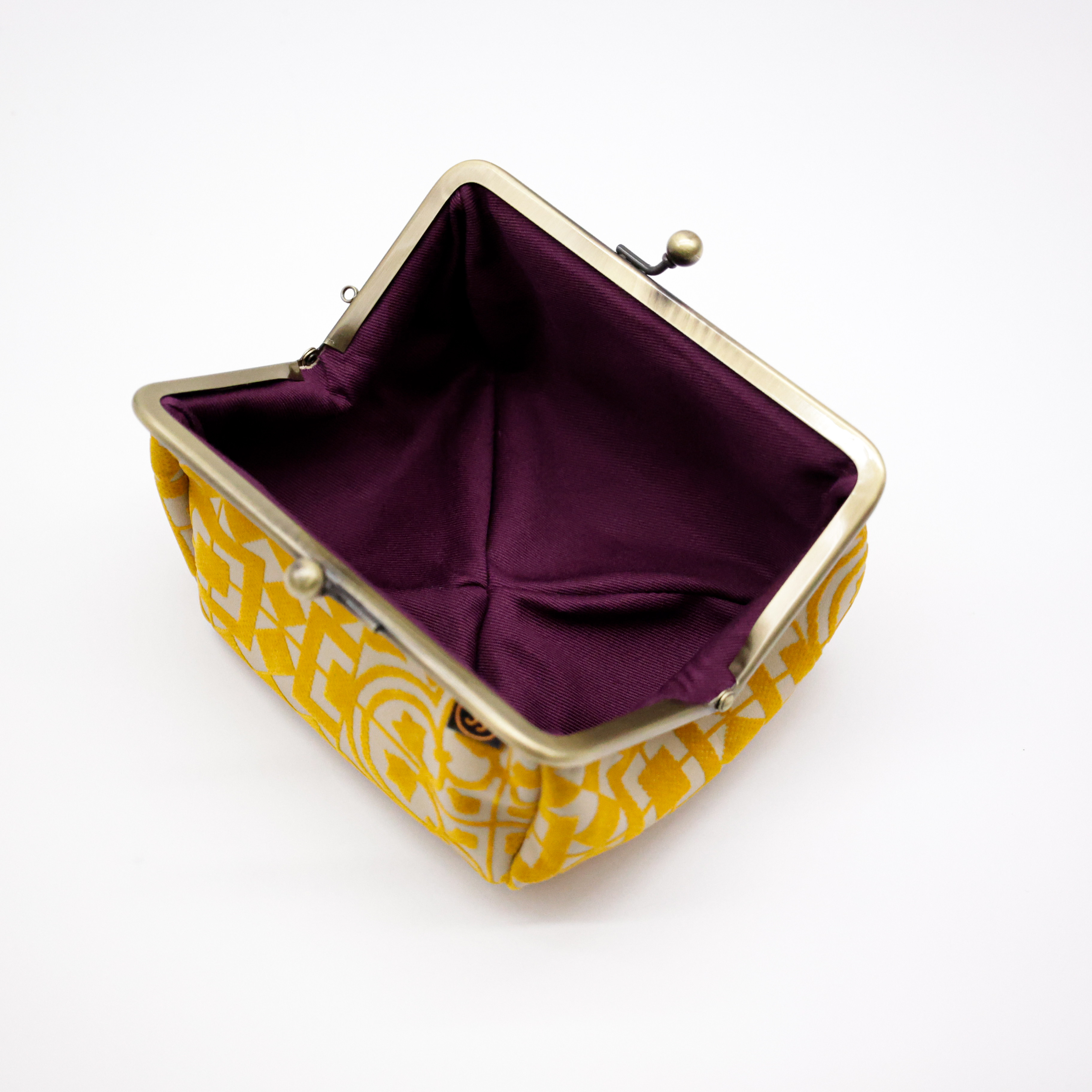 ★Sobagni(ソバニ)★ときめきエシカルがま口ポーチ★モロッコベージュ 115103