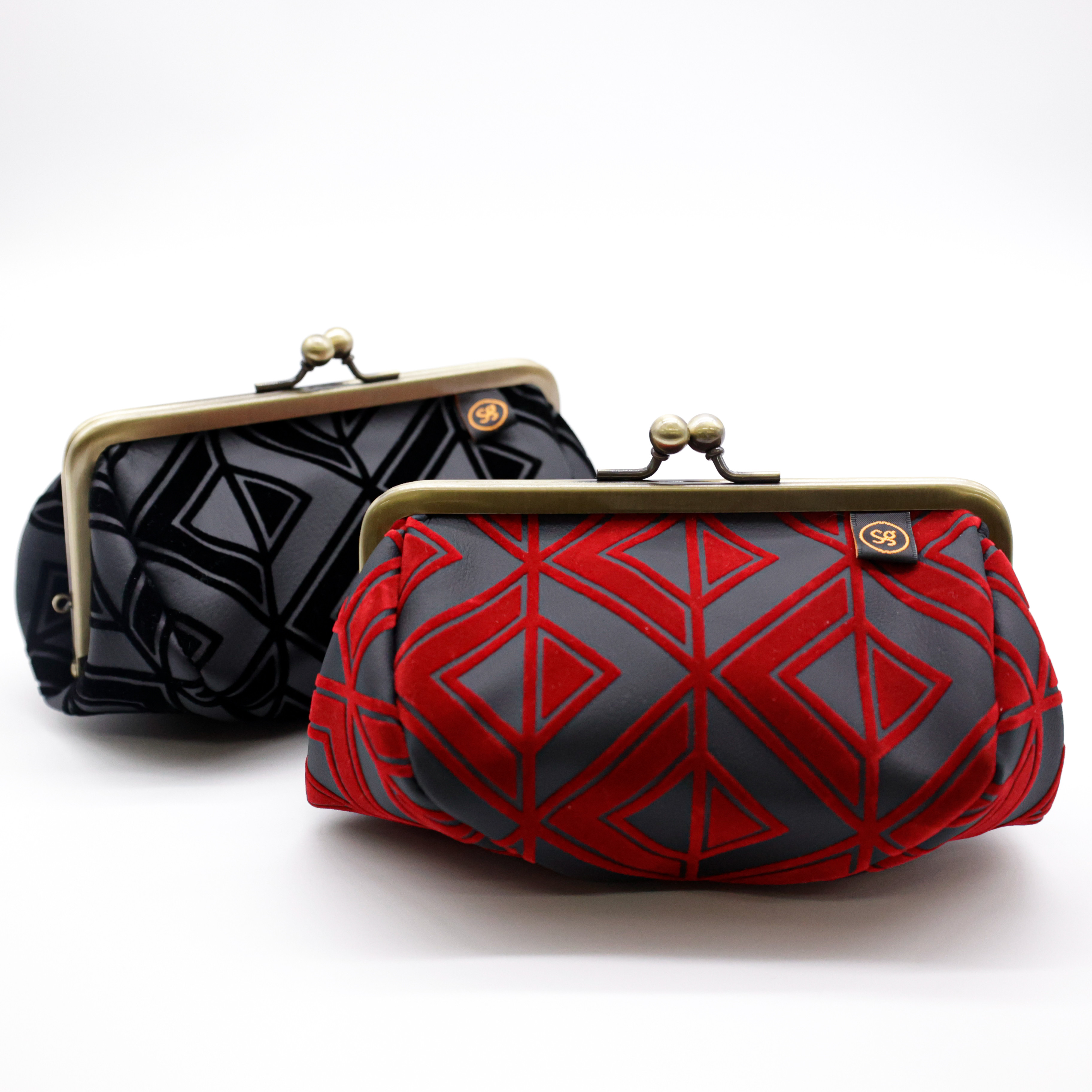 ★Sobagni(ソバニ)★ときめきエシカルがま口ポーチ★モロッコベージュ 115103