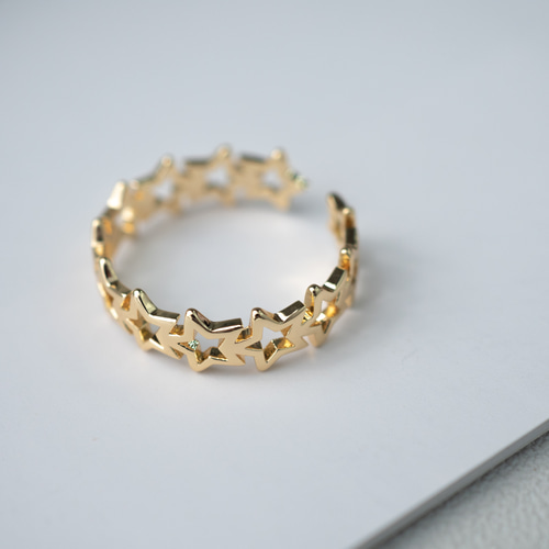 三日月と星の惑星リング2点セット【Creema限定】 フォークリング