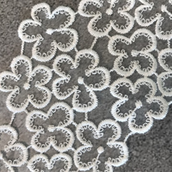 2m オーガンジーレース モチーフ 小花柄 日本製 lace-No,143 1枚目の画像