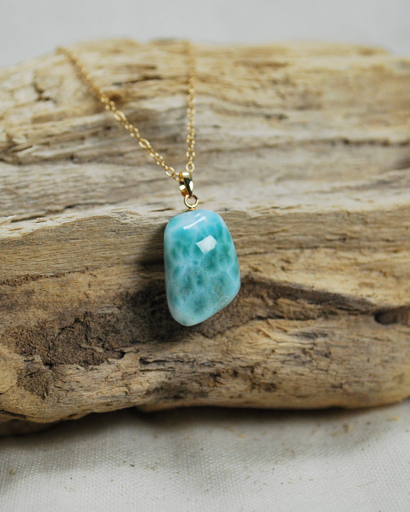 K10 ラリマー ネックレス ネックレス・ペンダント Caribbean Jewelry