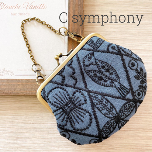 ミナペルホネン ハンドメイドがま口希少chum flowercake piha ミナペルホネン ハンドメイドがま口希少chum flowercake piha