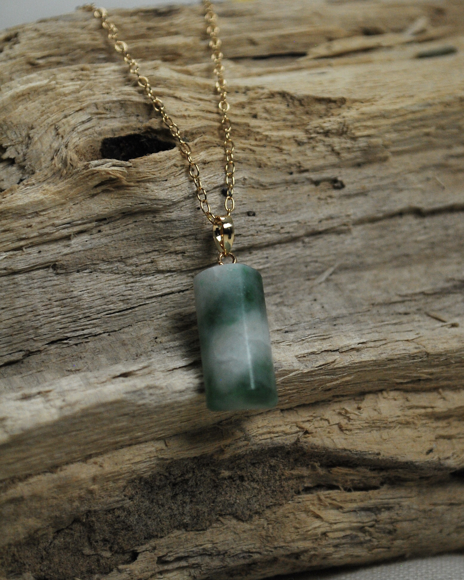 K10 翡翠 ネックレス