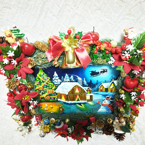 絵画　クリスマス 絵画 Christmas Celebration ／ Rodel