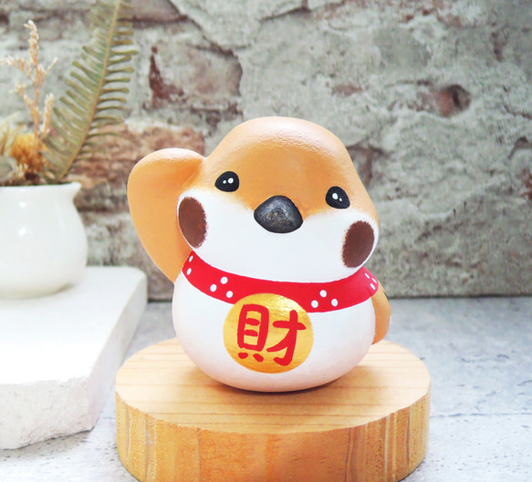 ラッキースズメ タンブラー かわいい人形飾り 癒し 手作り 小さな