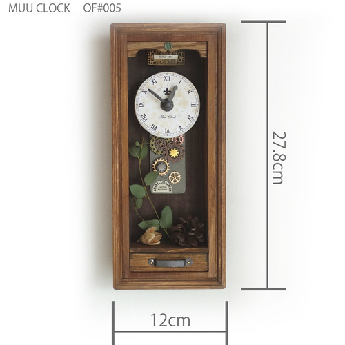 OLD FASHIONED Ⅴ レトロな壁掛け時計 手作り品 #005 インテリア