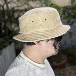 fear&desire french cashmere fabric hat F 3枚目の画像