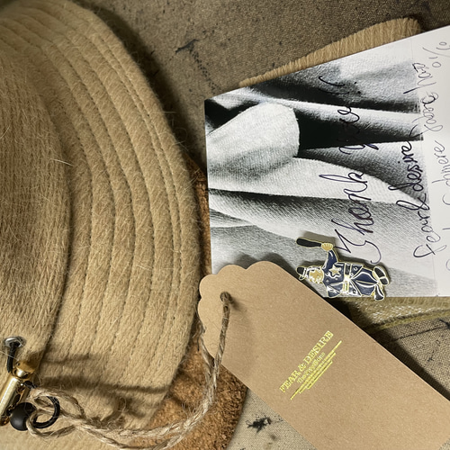 fear&desire french cashmere fabric hat F ハット vanitas 通販