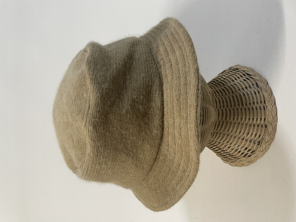 fear&desire french cashmere fabric hat F 6枚目の画像