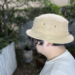 fear&desire french cashmere fabric hat F 4枚目の画像