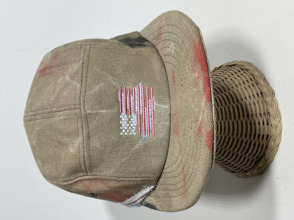 fear&desire German army bag remake 5panel cap w/wappen 4枚目の画像