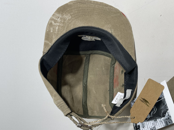 fear&desire German army bag remake cap w/wappen F 10枚目の画像