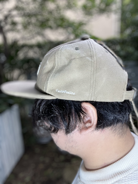 fear&desire German army bag remake cap F 3枚目の画像