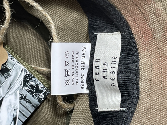 fear&desire German army bag remake hat F 13枚目の画像