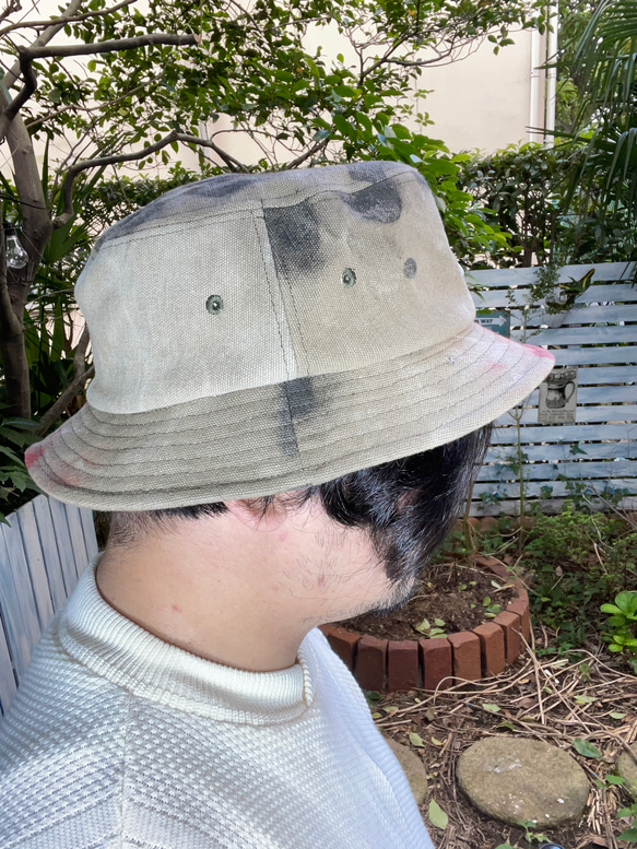 fear&desire German army bag remake hat F 2枚目の画像